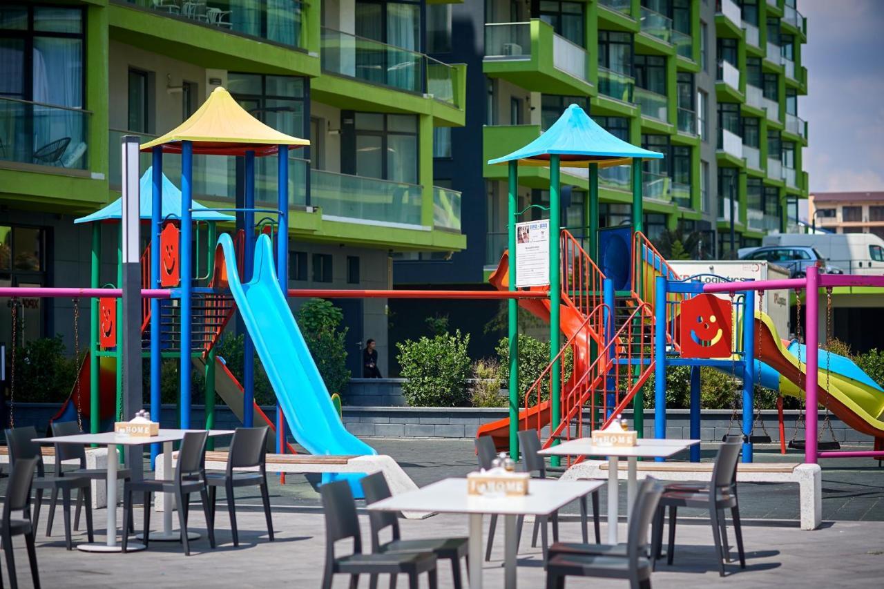 Crazy Sea View 1Br Apartment Spa Pools Resort Mamaia Exterior foto